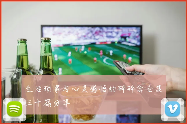 生活琐事与心灵感悟的碎碎念合集三十篇分享